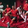 Portugals hemmatröja säsong tjugohundratjugofem röd och grön