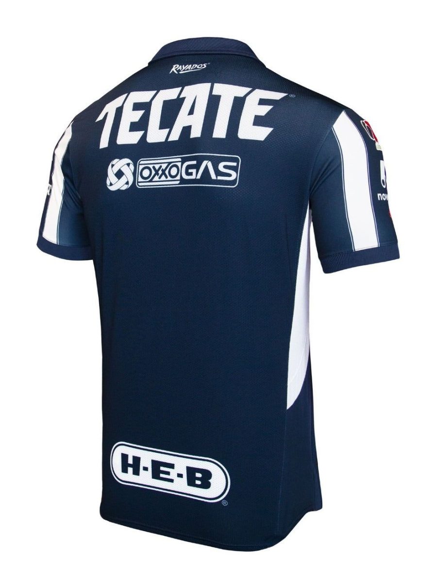hemmatröja Rayados Monterrey säsong 2024 2025 fotbollströja randig blå vit