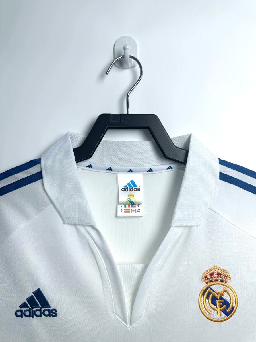 maillot-domicile-real-madrid-saison-2001-2002 Real Madrid hemmatröja säsong 2001/2002