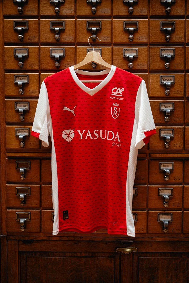 Hemmatröja Stade de Reims säsongen 2025 2026