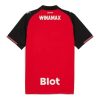 maillot-domicile-stade-rennais-saison-2025-2026-rouge-et-noir-football Hemmatröja Stade Rennais säsongen 2025 2026 röd och svart fotboll