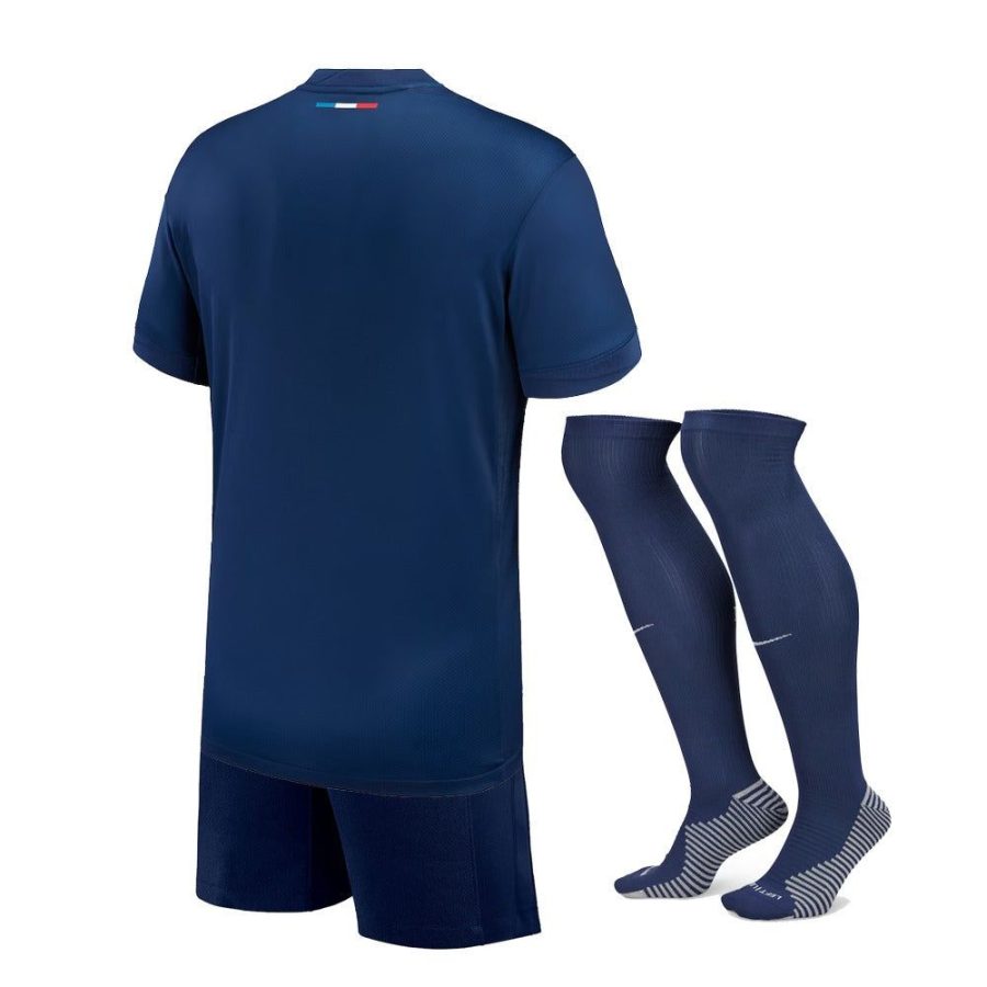 Maillot enfant PSG domicile saison 2024 2025 avec short et chaussettes