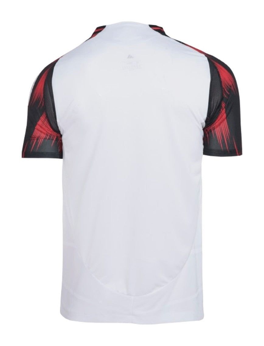 maillot-exterieur-flamengo-saison-2025-tenue-officielle-rouge-noir-football bortatröja Flamengo säsong 2025 officiellt rött svart fotbollsställ
