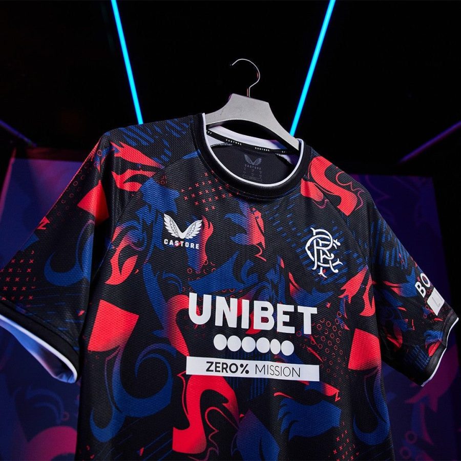 Bortatröja Rangers FC tredje fotbollströja vuxen