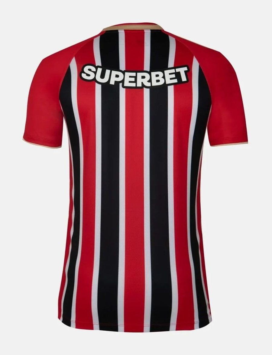 Bortatröja São Paulo FC säsongen 2025 officiell fotbollströja
