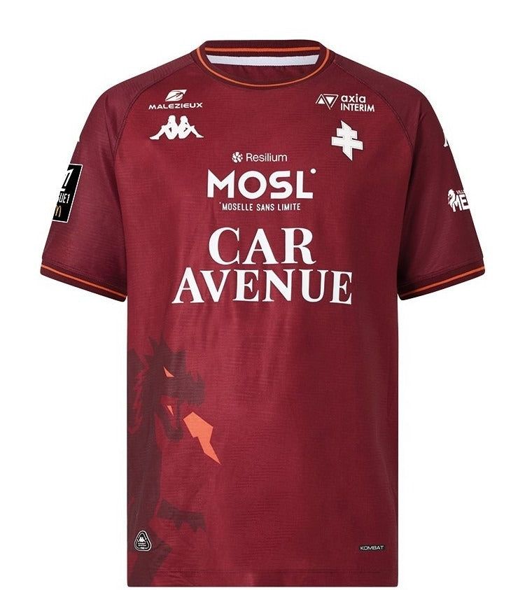 fotbollströja fc metz hemma 20252026