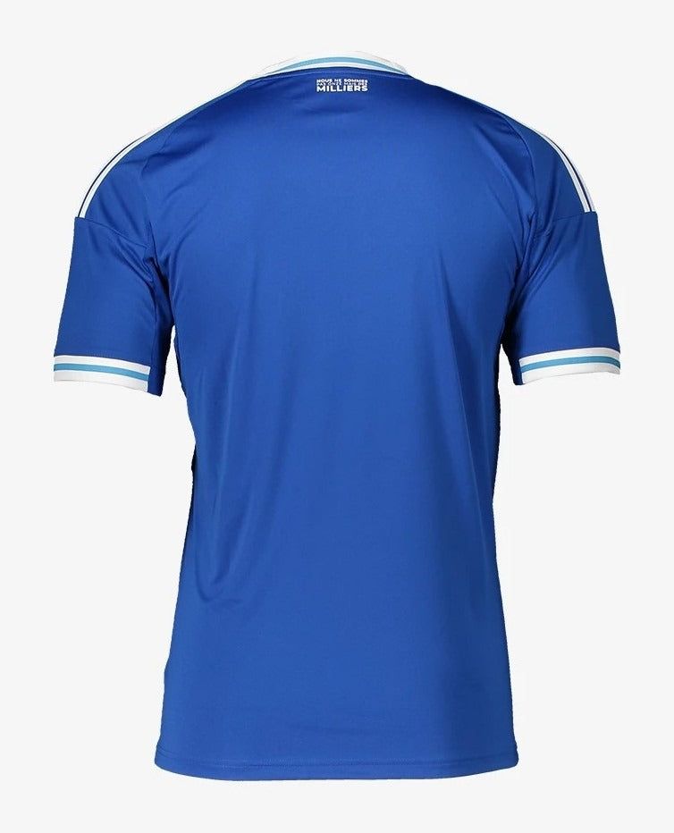 Fotbollströja RC Strasbourg hemma kollektion 2025 2026
