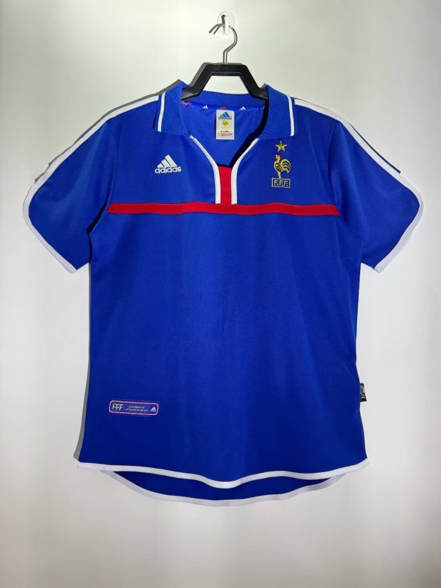 maillot-france-domicile-2000 FRANKRIKE HEMMATRÖJA 2000