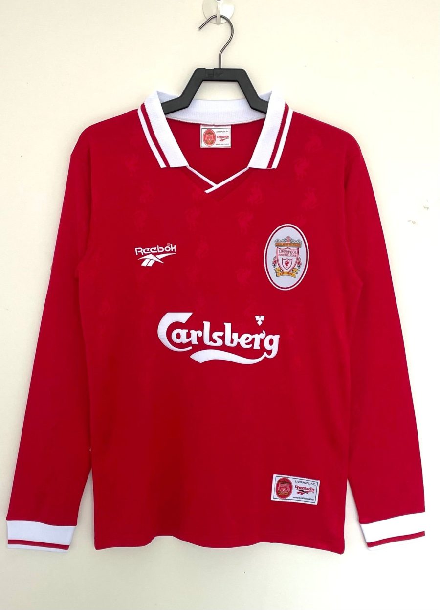 MAILLOT LIVERPOOL FC MANCHES LONGUES DOMICILE 19961997