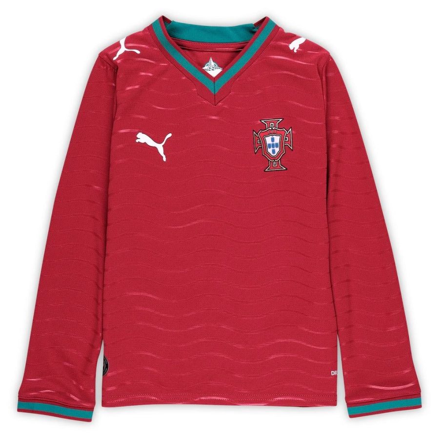 Långärmad Fotbollströja Portugal Hemma 2026