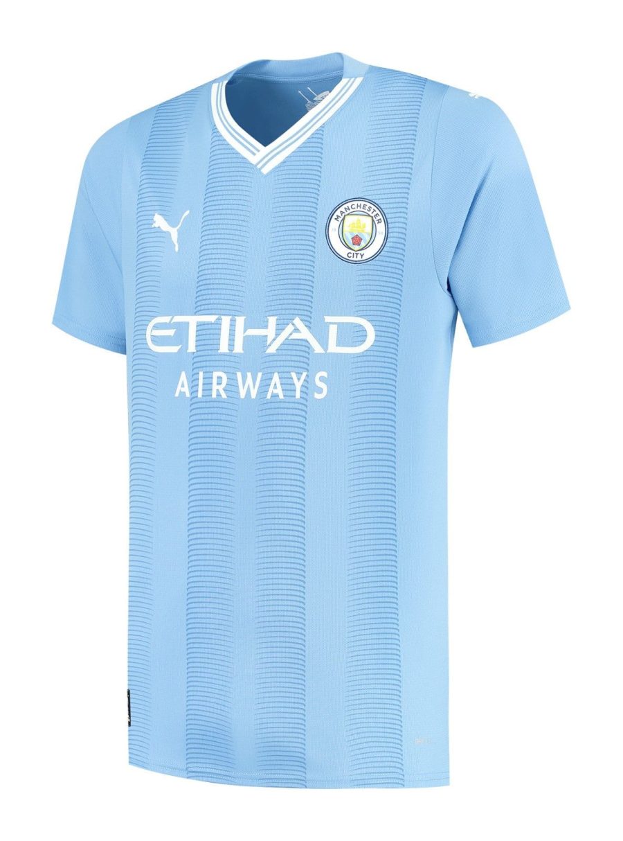 maillot-manchester-city-domicile-20232024 MANCHESTER CITY HEMMATRÖJA 2023-2024