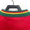 Retro Portugal röd och grön fotbollströja