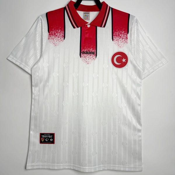 Fotbollströja Turkiet Bortatröja 1996
