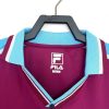 West Ham United retrotröja vinröd och blå