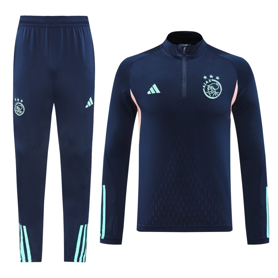 survetement-ajax-saison-2023-2024-haut-et-bas-pour-entrainement Träningsoverall Ajax säsong 2023 2024 överdel och nederdel för träning