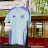 fotbollströja Skottland borta jersey supporter marinblå