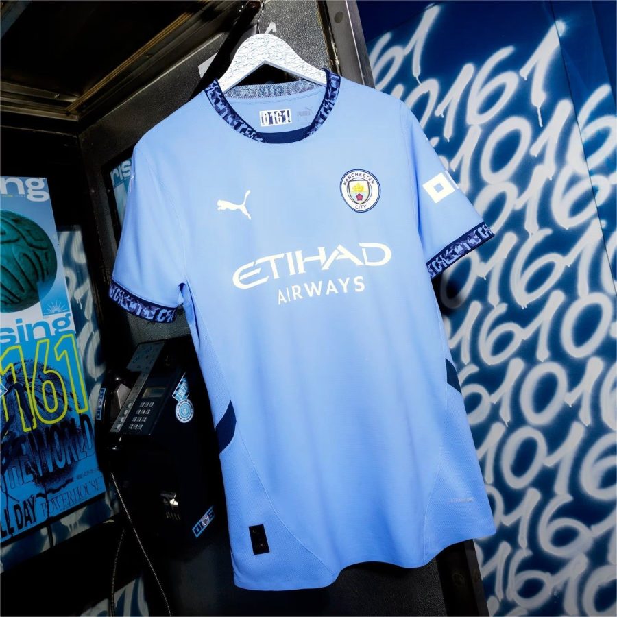 tenue de football Manchester City à domicile jersey supporter adulte et enfant