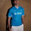 tenue-de-football-napoli-a-domicile-jersey-bleu-ciel-pour-supporters Napoli hemmatröja ljusblå fotbollströja för supportrar