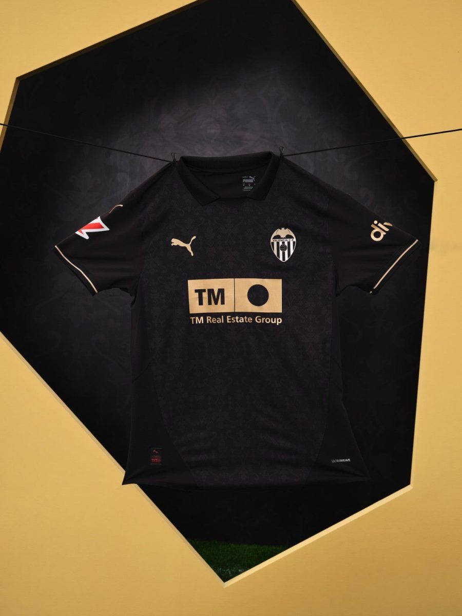 Fotbollsställ Valencia CF bortatröja 2024 2025