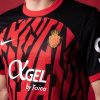 RCD Mallorca hemmaställ röd och svart fotbollströja spansk