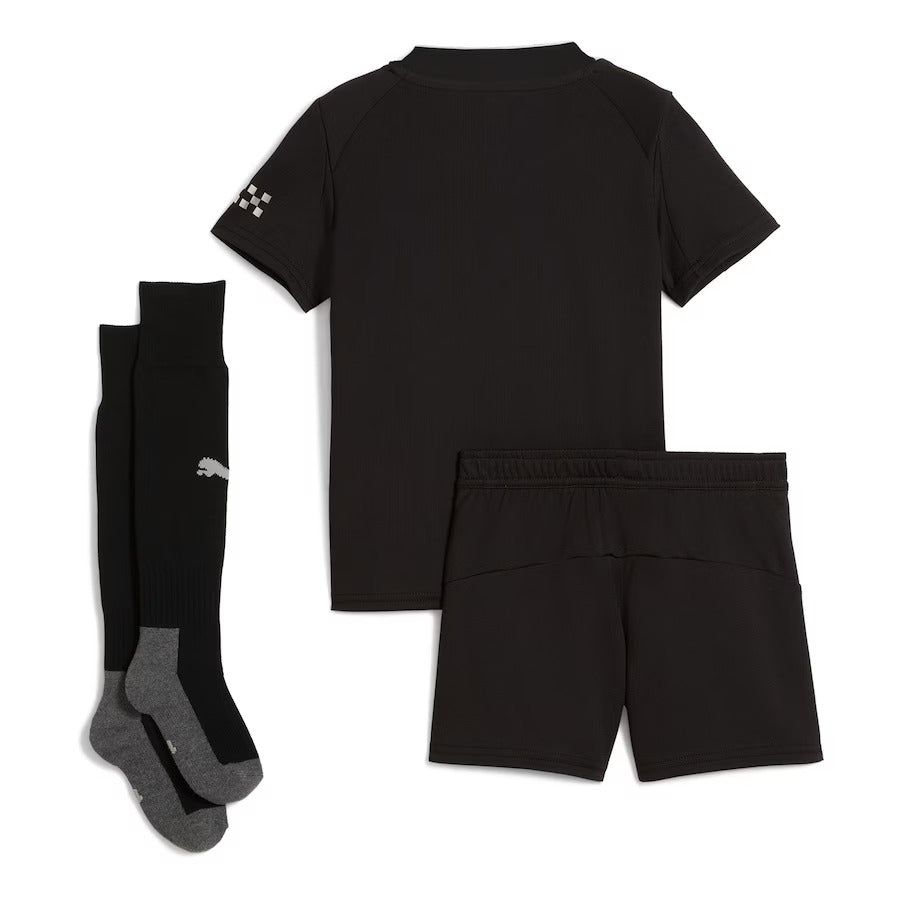 tenue-enfant-manchester-city-exterieur-saison-2025-2026-maillot-et-short tenue enfant Manchester City extérieur saison 2025 2026 maillot et short