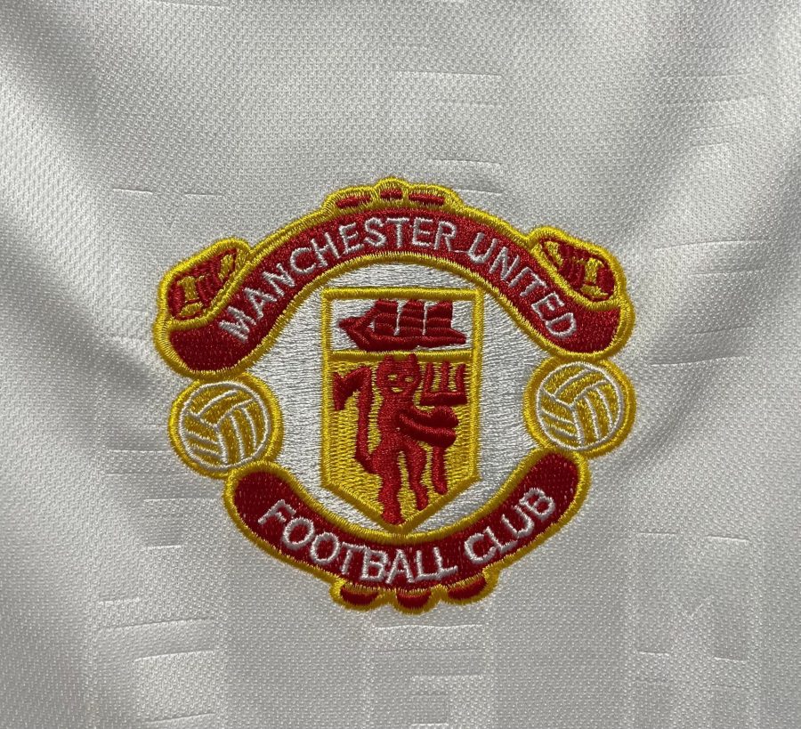 Fotbollströja Manchester United borta retrokollektion 1988 1989