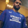 Fotbollströja Rangers FC officiell hemmatröja 2024 2025