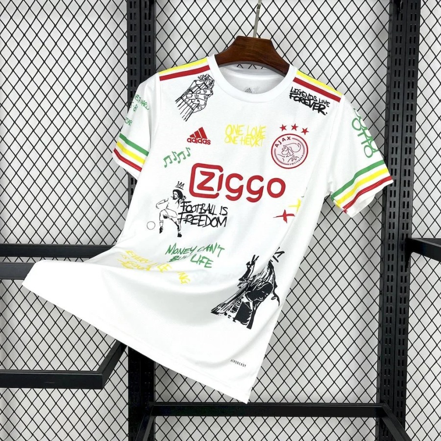 Fotbollströja Ajax Amsterdam Bob Marley 2025 2026
