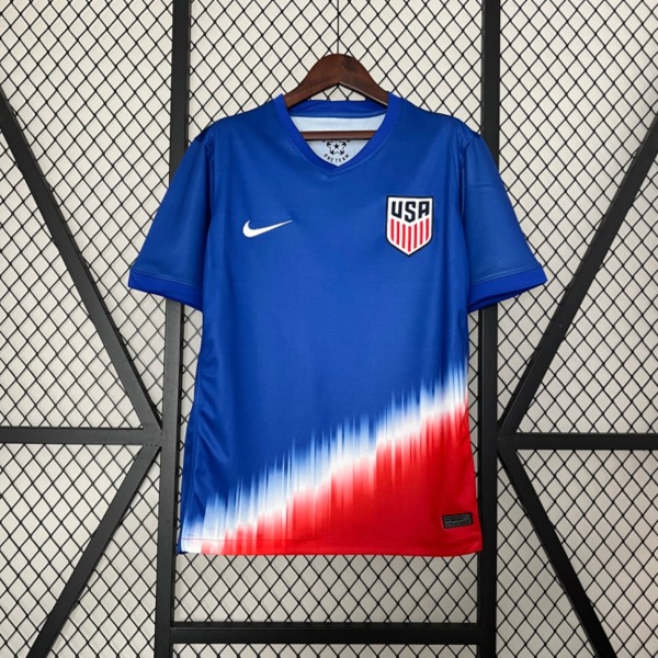 Fotbollströja USA Bortatröja 2024