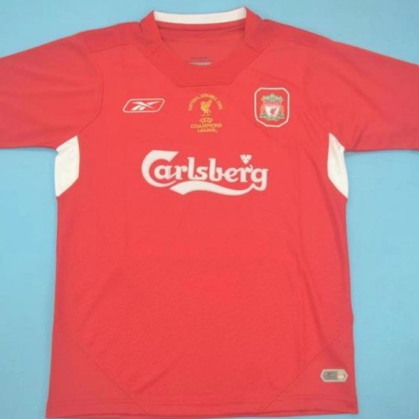Fotbollströja Liverpool Hemmatröja 2004/05
