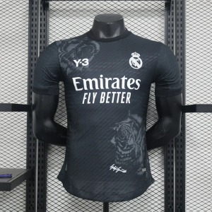 Fotbollströja Real Madrid Y3 Svart 2024-2025