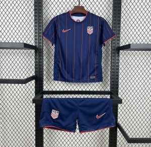 Fotbollströja USA Bortatröja 2025 Barn
