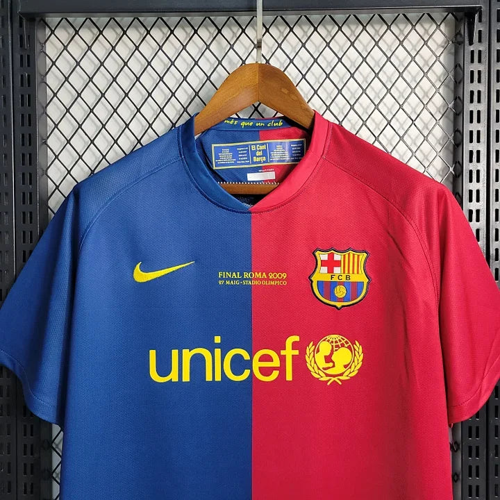 Maillot FC Barcelone Domicile 2008-09 Rétro