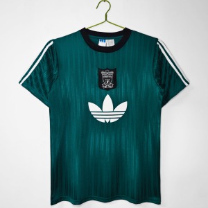 Liverpool Retro 1995 Grön Collector Fotbollströja
