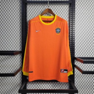 Fotbollströja Brasilien Målvakt Långa Ärmar 1998