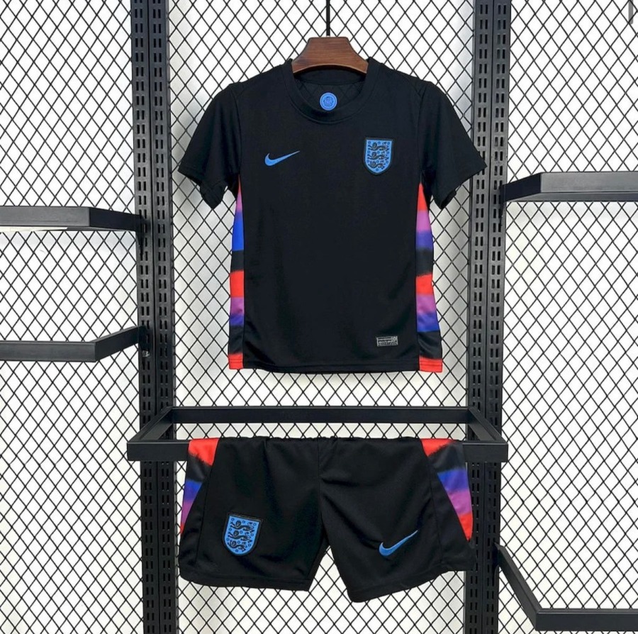 Barn England fotbollströja 2025 Hemmatröja