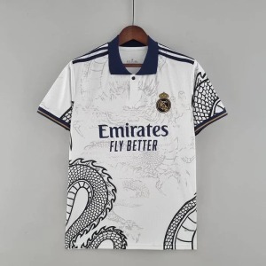 Fotbollströja Real Madrid 2023-2024 Dragon Edition Vit