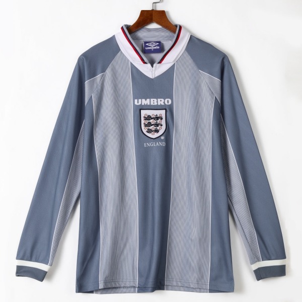 England Bortatröja 1996 Retro Långärmad