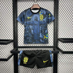 Brasilien Hemmatröja Barn 2024-2025
