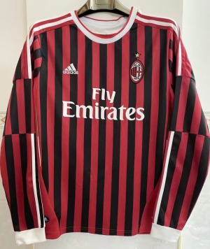AC Milan Hemmatröja Långa Ärmar 2011/12