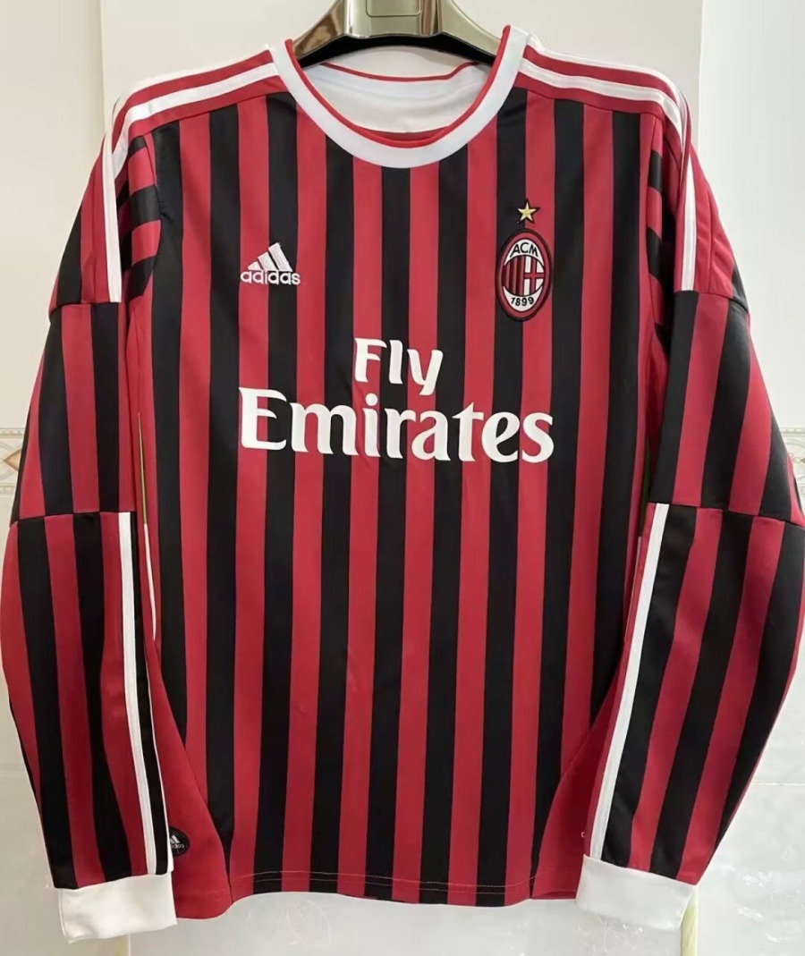 Maillot AC Milan Domicile Manches Longues 2011/12
