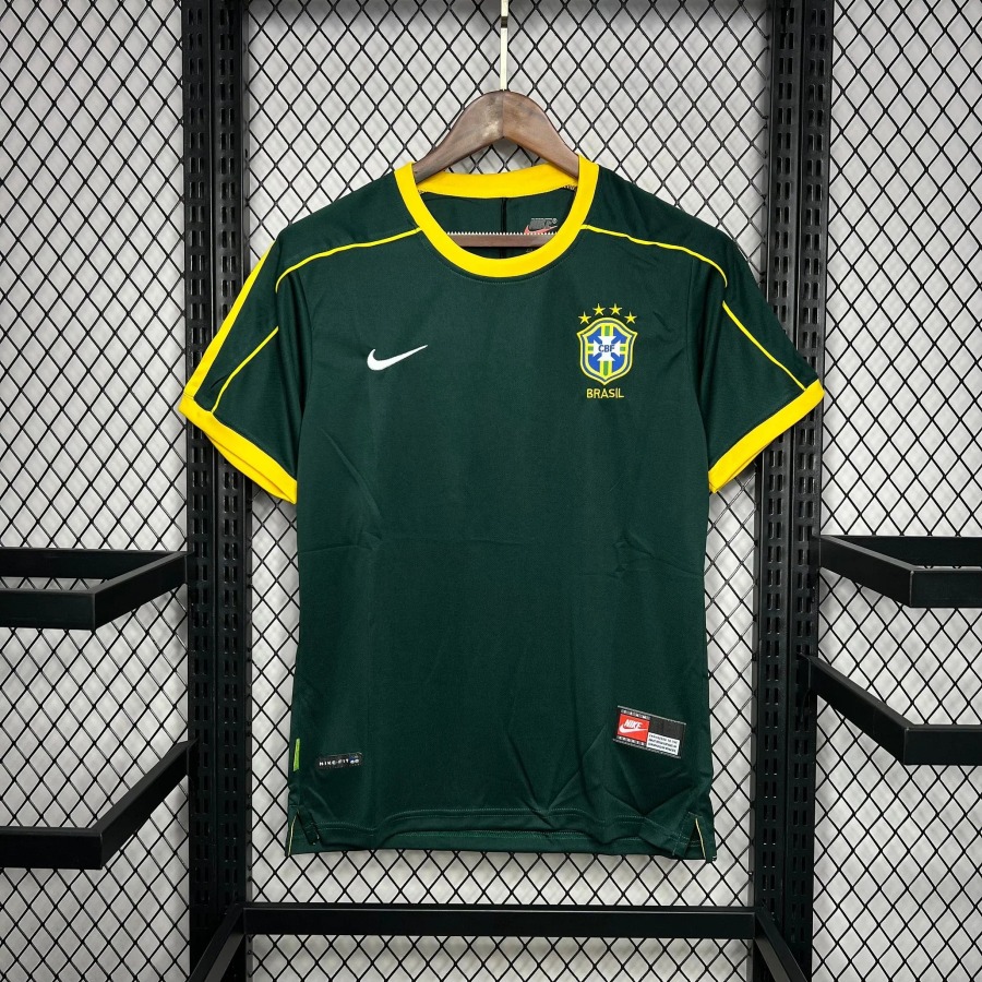 Fotbollströja Brasilien Retro 1998