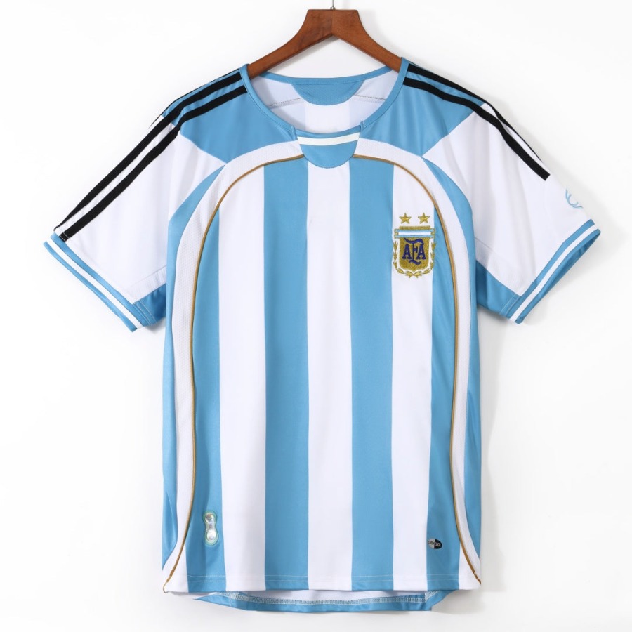 Fotbollströja Argentina Hemma 2006 Retro