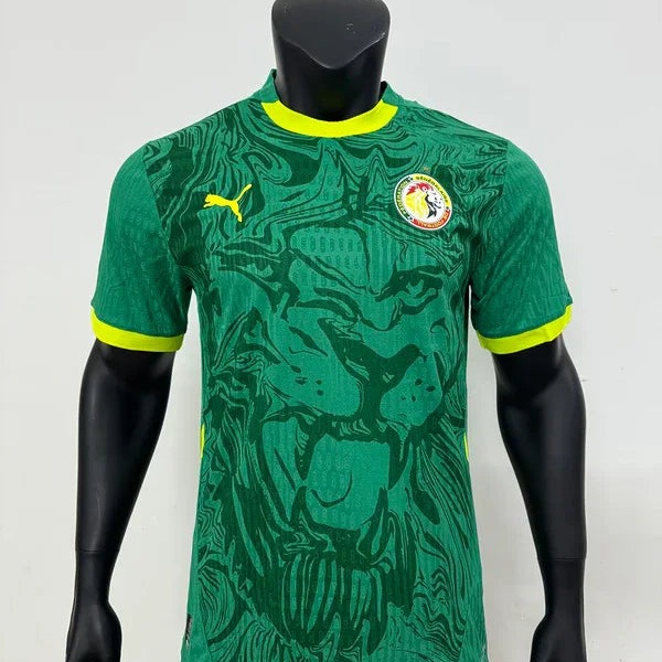 Fotbollströja Senegal Borta Grön CAN 2025-26