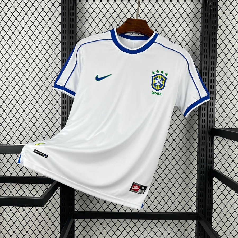 Fotbollströja Brasilien Retro 1998