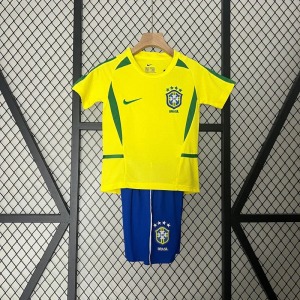 1aaa953d1bce6192a6b282fb68d06fe7.jpg Barnfotbollströja Brasilien Retro 2002