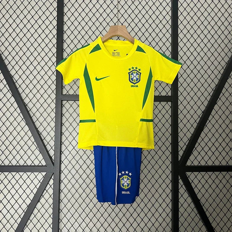 1aaa953d1bce6192a6b282fb68d06fe7.jpg Barnfotbollströja Brasilien Retro 2002
