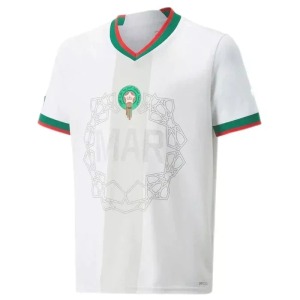 Marocko Bortatröja 2022 VM Vit