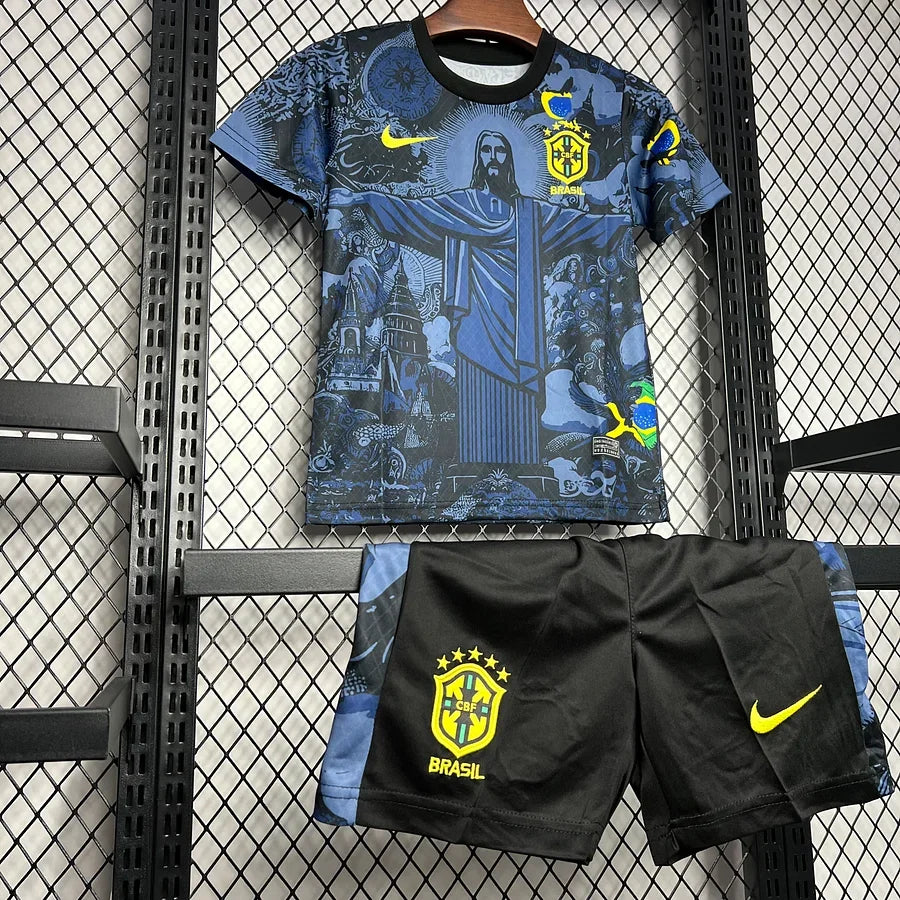 Brasilien Hemmatröja Barn 2024-2025