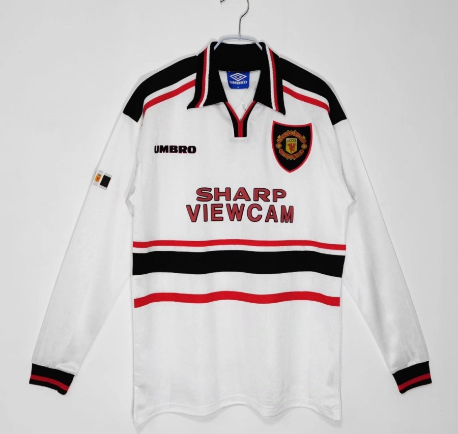 Maillot Manchester United 1998/99 Extérieur Manches Longues